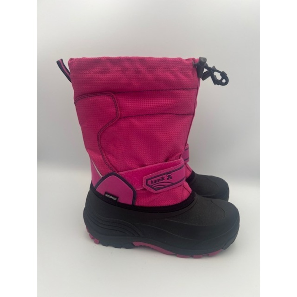 Kamik Snowcoast Kids Magenta Pink Waterproof Winter Snow Boots Size 4 NK4796S